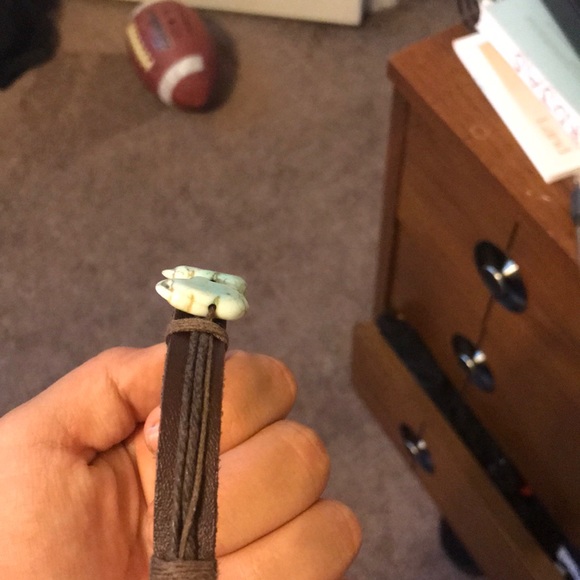 3 Elephant leather bracelet - Picture 3 of 3